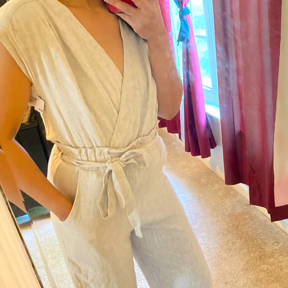 Jumpsuit in linen